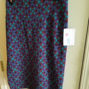 XL Lularoe Cassie pencil skirt NwT